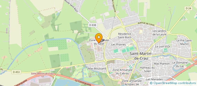 localisation de l'entreprise MONSIEUR ANDRE MARINHO DA CUNHA à SAINT-MARTIN-DE-CRAU