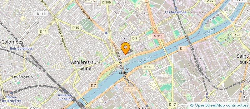 localisation de l'entreprise MONSIEUR ANDRE MARION  ASNIERES-SUR-SEINE