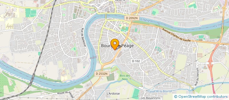 localisation de l'entreprise MONSIEUR ANDRE MARION  BOURG-DE-PEAGE