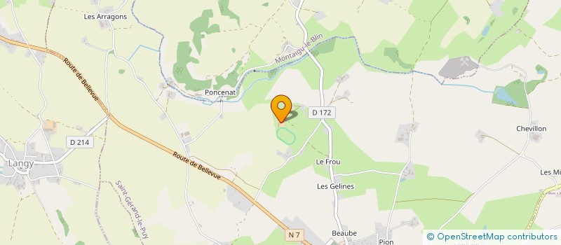 localisation de l'entreprise MONSIEUR ANDRE MARNAT à SAINT-GERAND-LE-PUY