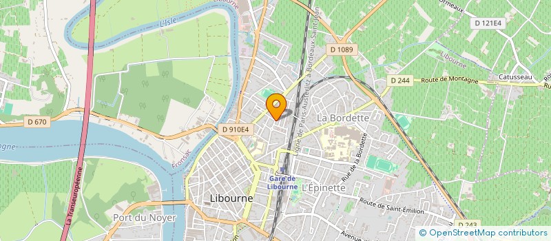 localisation de l'entreprise MONSIEUR ANDRE MAROUBY  LIBOURNE