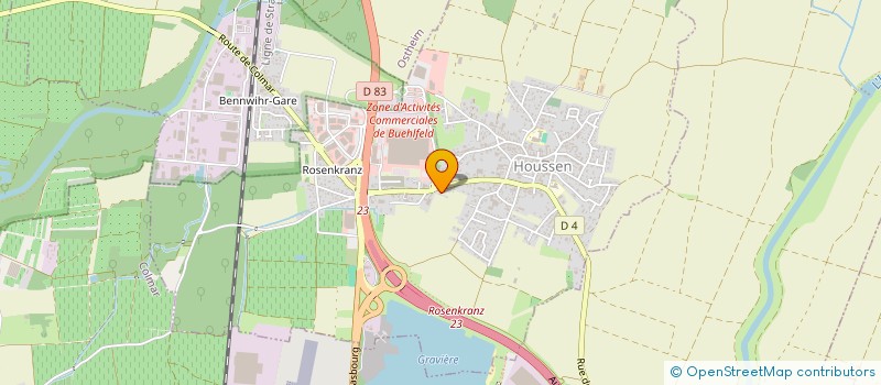 localisation de l'entreprise MONSIEUR ANDRE MARSCHALL  HOUSSEN