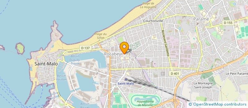 localisation de l'entreprise MONSIEUR ANDRE MARSOLLIER à SAINT-MALO