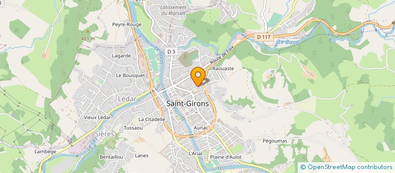 localisation de l'entreprise MONSIEUR ANDRE MARTEL à SAINT-GIRONS