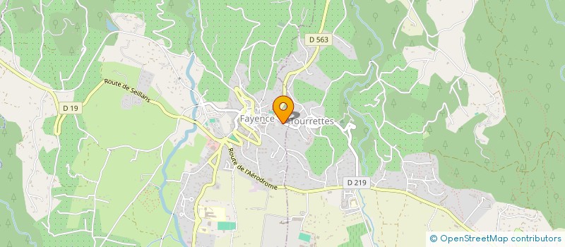 localisation de l'entreprise MONSIEUR ANDRE MARTEL à FAYENCE