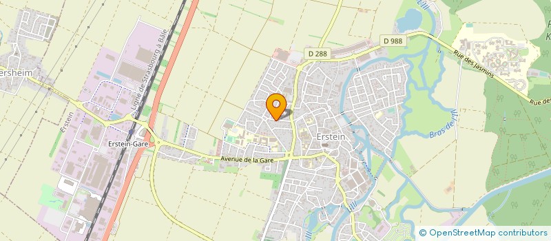 localisation de l'entreprise MONSIEUR ANDRE MARTIN  ERSTEIN