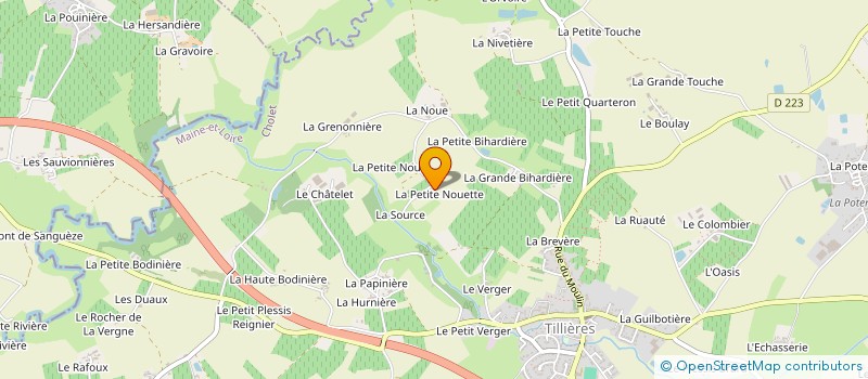 localisation de l'entreprise MONSIEUR ANDRE MARTIN  SEVREMOINE