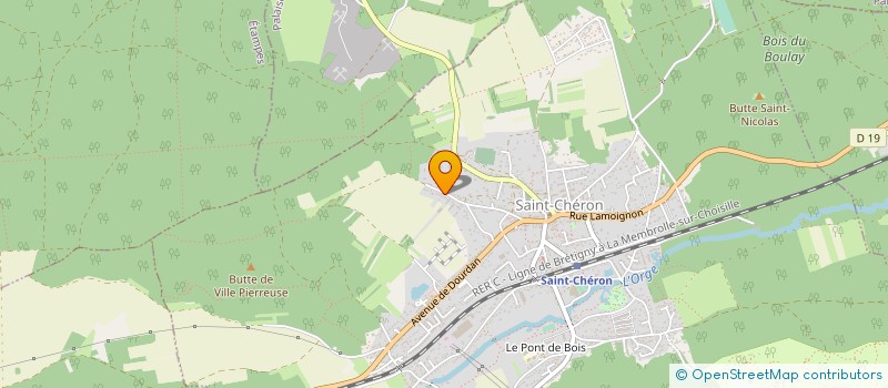 localisation de l'entreprise MONSIEUR ANDRE MARTIN  SAINT-CHERON