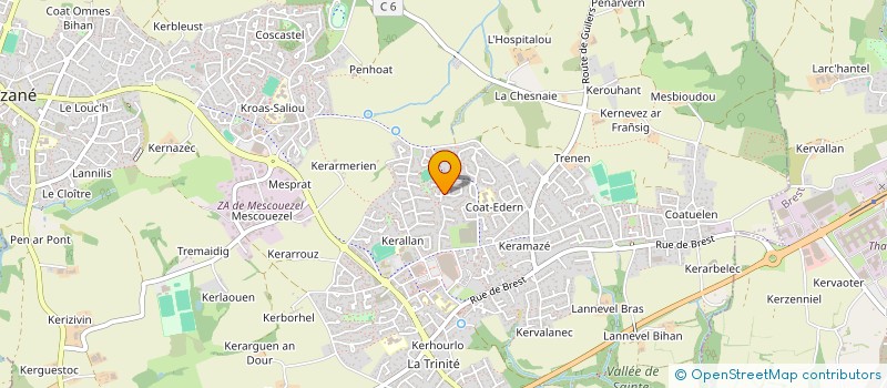 localisation de l'entreprise MONSIEUR ANDRE MARTIN  PLOUZANE