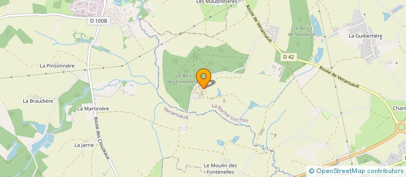 localisation de l'entreprise MONSIEUR ANDRE MARTINEAU  ROCHE SUR YON (LA)