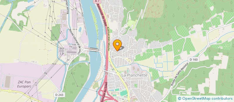 localisation de l'entreprise MONSIEUR ANDRE MARTINEZ à BOLLENE