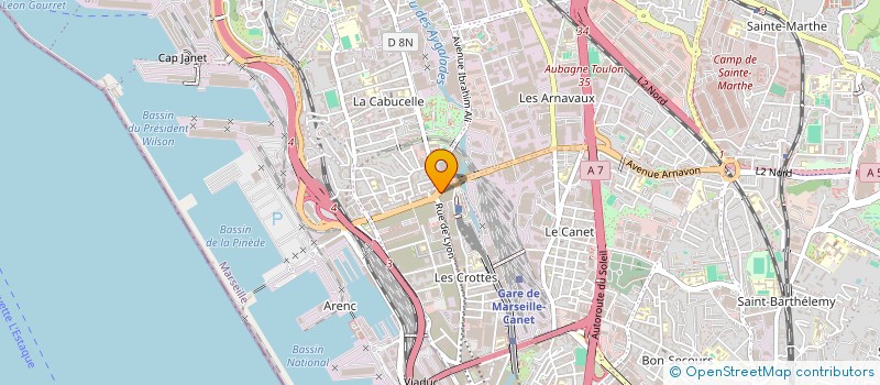 localisation de l'entreprise MONSIEUR ANDRE MARTINEZ à MARSEILLE