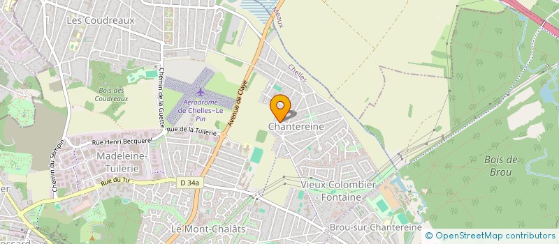 localisation de l'entreprise MONSIEUR ANDRE MARTINS  CHELLES