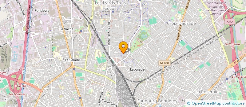 localisation de l'entreprise MONSIEUR ANDRE MARTINS CAPITAO  TOULOUSE