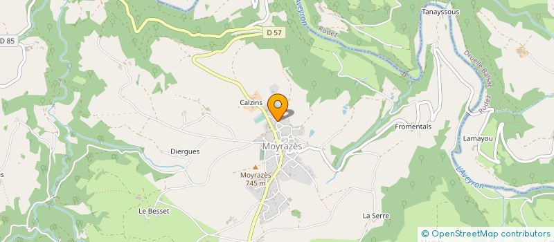 localisation de l'entreprise MONSIEUR ANDRE MARTY  MOYRAZES