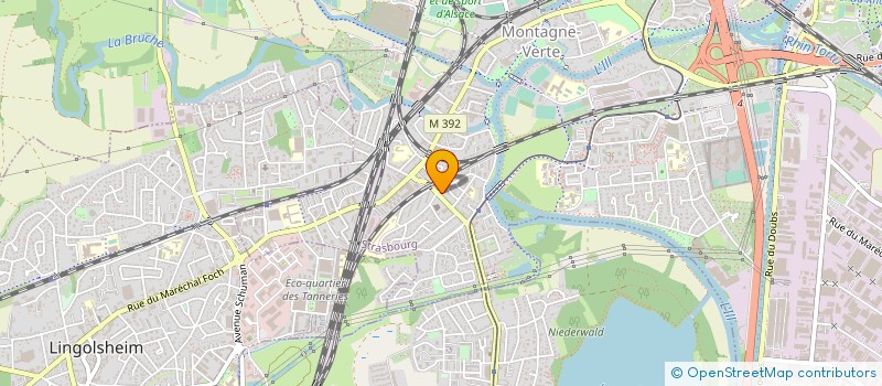 localisation de l'entreprise MONSIEUR ANDRE MARX à STRASBOURG
