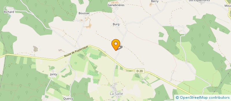 localisation de l'entreprise MONSIEUR ANDRE MASBOU  CAYLUS