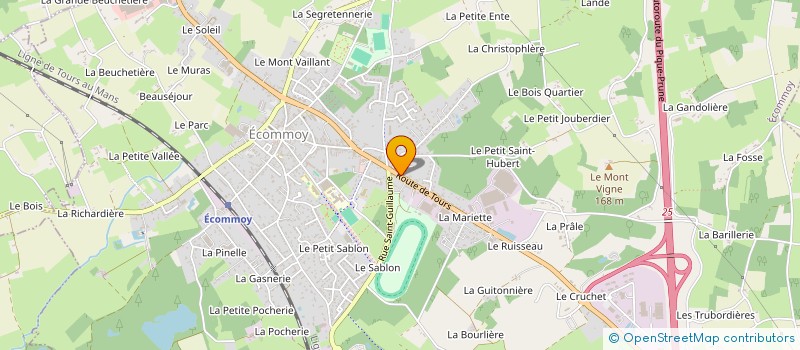 localisation de l'entreprise MONSIEUR ANDRE MASCE  ECOMMOY