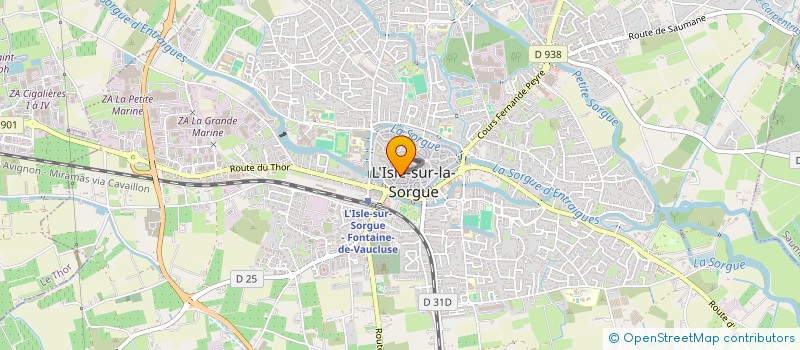localisation de l'entreprise MONSIEUR ANDRE MASO à L'ISLE-SUR-LA-SORGUE