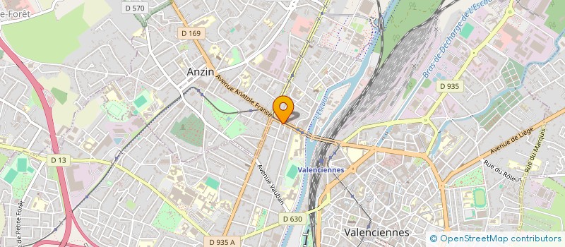 localisation de l'entreprise MONSIEUR ANDRE MASQUELIER  VALENCIENNES