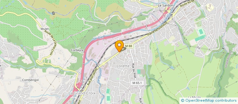 localisation de l'entreprise MONSIEUR ANDRE MASSACRIER à LORETTE