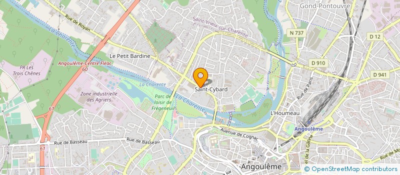 localisation de l'entreprise MONSIEUR ANDRE MASSE à ANGOULEME