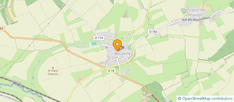 localisation de l'entreprise MONSIEUR ANDRE MASSON  BEUVEILLE