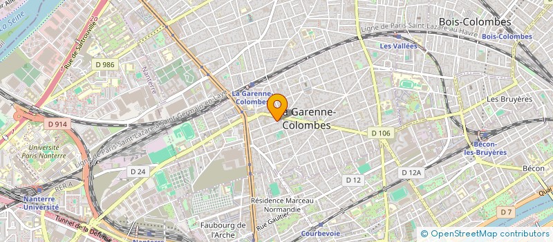 localisation de l'entreprise MONSIEUR ANDRE MASUKE à LA GARENNE-COLOMBES