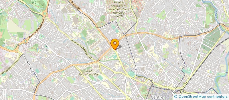 localisation de l'entreprise MONSIEUR ANDRE MATHIEU à MONTPELLIER