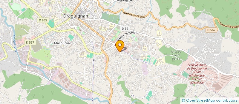 localisation de l'entreprise MONSIEUR ANDRE MATTIOLI à DRAGUIGNAN