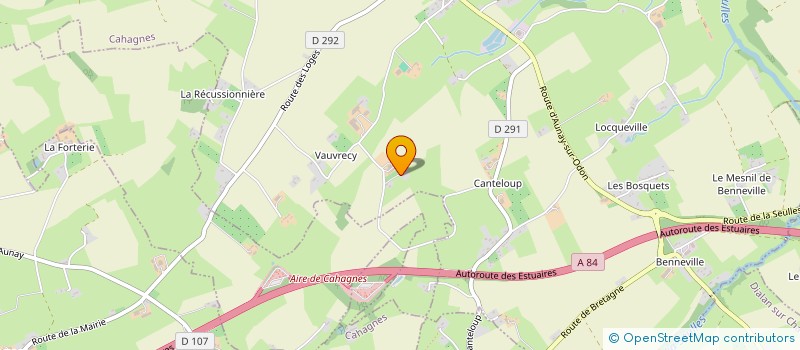 localisation de l'entreprise MONSIEUR ANDRE MAUBANT à CAHAGNES