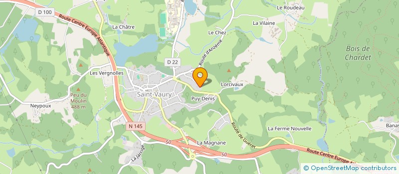 localisation de l'entreprise MONSIEUR ANDRE MAUBERT  SAINT-VAURY