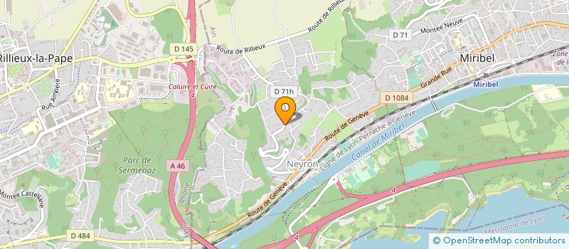 localisation de l'entreprise MONSIEUR ANDRE MAULARD à NEYRON