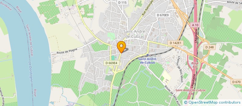 localisation de l'entreprise MONSIEUR ANDRE MAUPONS  SAINT-ANDRE-DE-CUBZAC