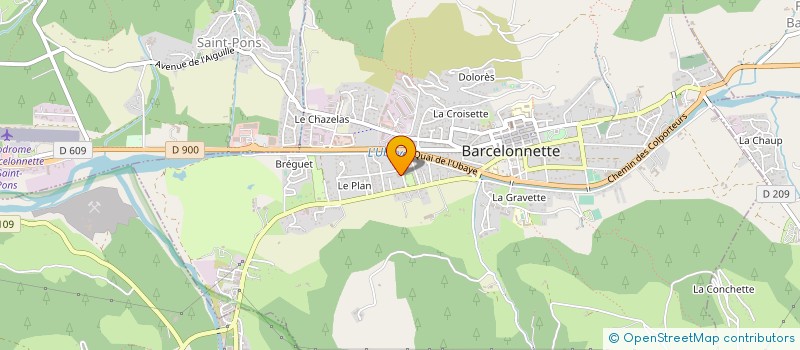 localisation de l'entreprise MONSIEUR ANDRE MAURY à BARCELONNETTE