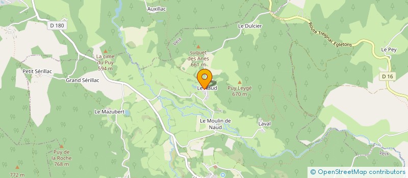 localisation de l'entreprise MONSIEUR ANDRE MAYADOUX  VEIX