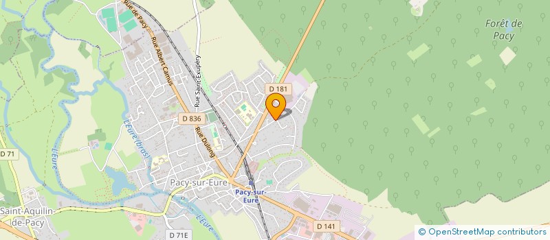 localisation de l'entreprise MONSIEUR ANDRE MAZIERES  PACY-SUR-EURE