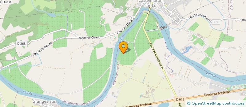 localisation de l'entreprise MONSIEUR ANDRE MAZOYER  LE TEMPLE-SUR-LOT