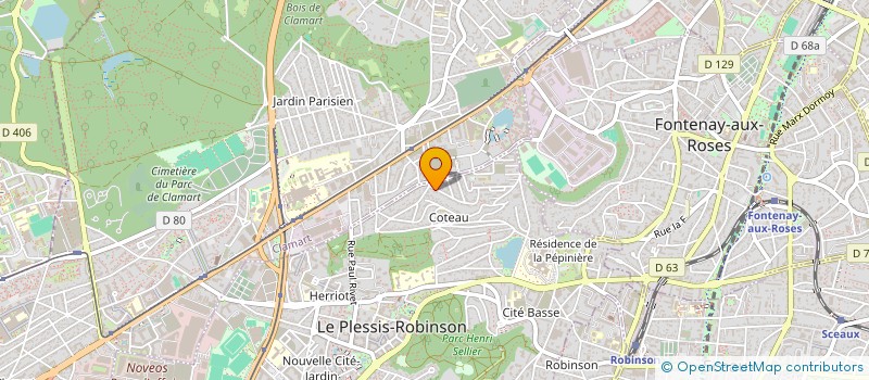 localisation de l'entreprise MONSIEUR ANDRE MENACHE à LE PLESSIS-ROBINSON