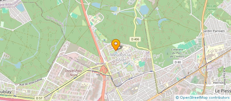 localisation de l'entreprise MONSIEUR ANDRE MENDES PEREIRA  MEUDON