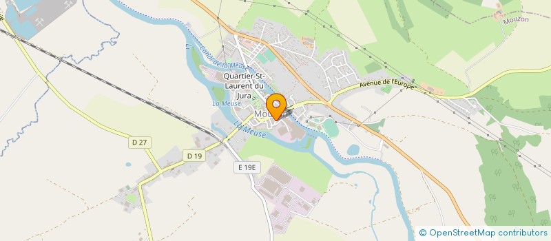 localisation de l'entreprise MONSIEUR ANDRE MENTZ  MOUZON