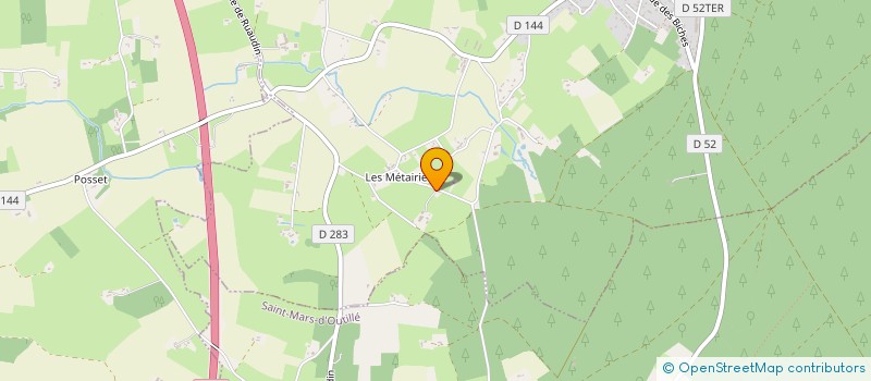 localisation de l'entreprise MONSIEUR ANDRE MENU  BRETTE-LES-PINS