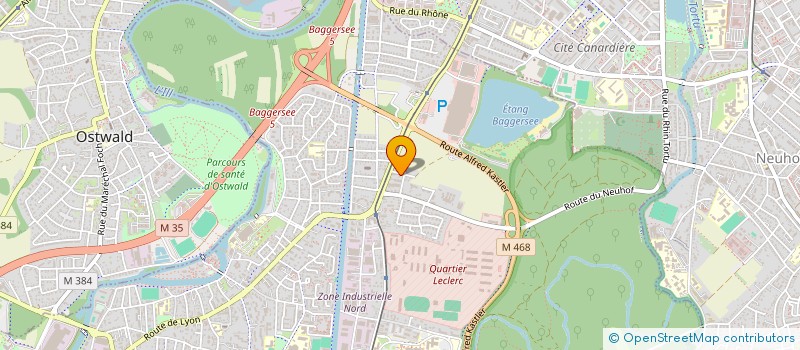 localisation de l'entreprise MONSIEUR ANDRE MENZER  ILLKIRCH-GRAFFENSTADEN