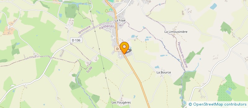 localisation de l'entreprise MONSIEUR ANDRE MERCERON à SAINT-PAUL-EN-GATINE