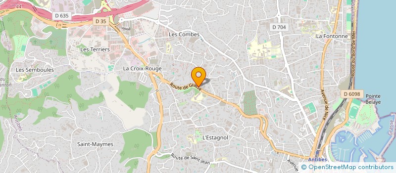 localisation de l'entreprise MONSIEUR ANDRE MERIT  ANTIBES