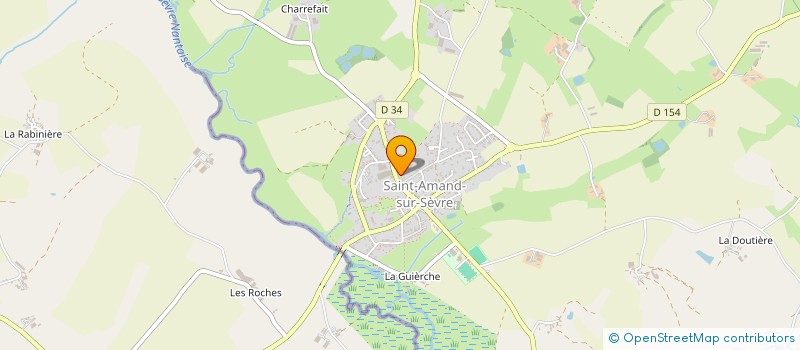 localisation de l'entreprise MONSIEUR ANDRE MERLE  SAINT-AMAND-SUR-SEVRE