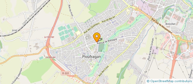 localisation de l'entreprise MONSIEUR ANDRE METAIRIE  PLOUFRAGAN