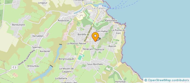 localisation de l'entreprise MONSIEUR ANDRE MEUNIER  LOCMARIA