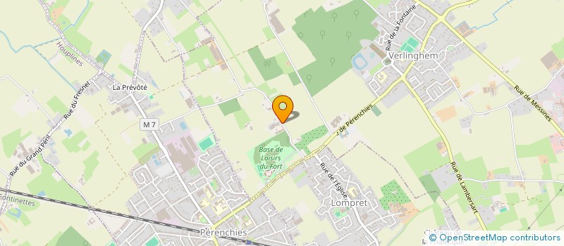 localisation de l'entreprise MONSIEUR ANDRE MEURILLON  VERLINGHEM