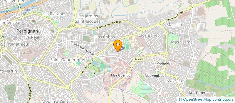 localisation de l'entreprise MONSIEUR ANDRE MICAULT à PERPIGNAN